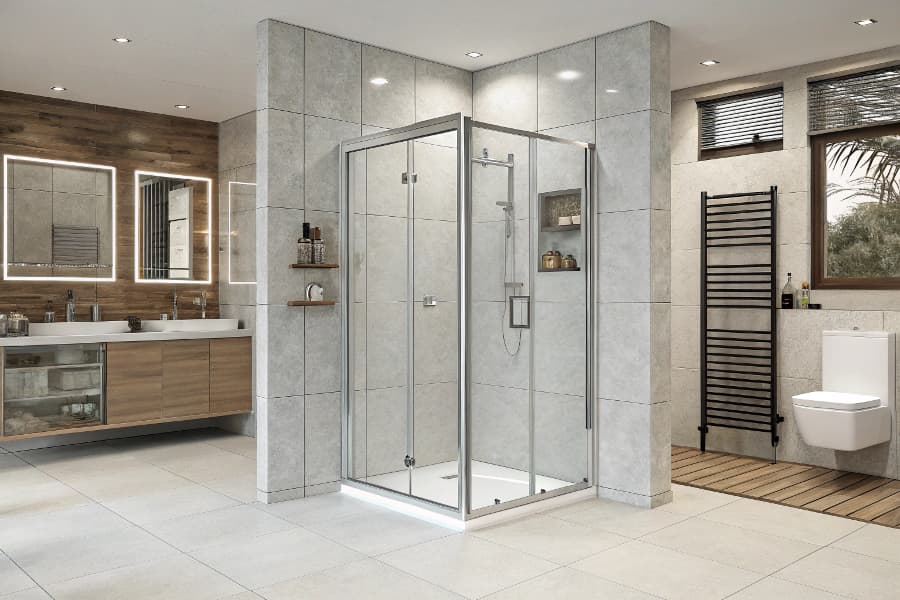 Fully Framed Shower Screen