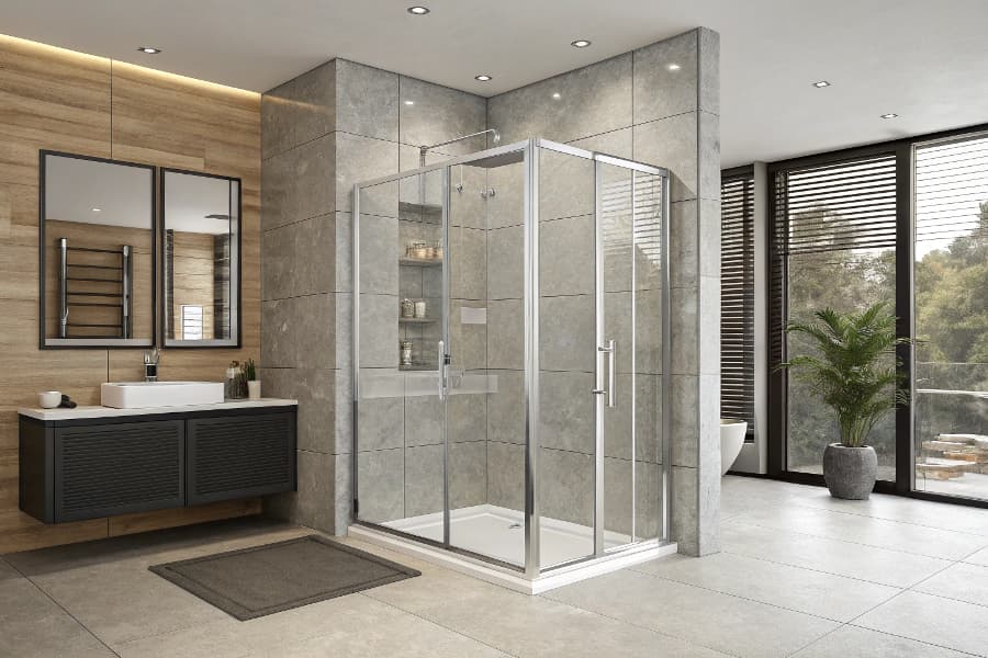 Fully Framed Shower Screen