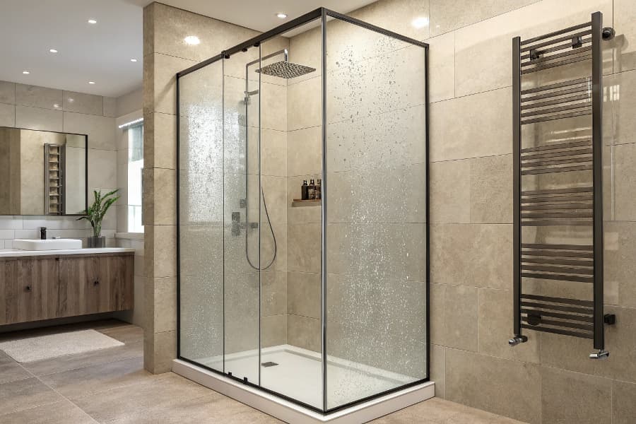 Semi-Frameless Shower Screen